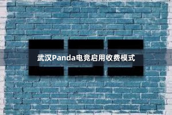 武汉Panda电竞启用收费模式